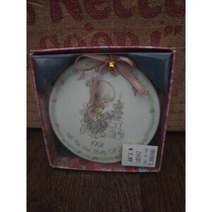 Vtg 1991 Enesco Precious Moments Tell Me The Story of Jesus #234281 Ornament